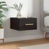 Table de chevet murale noir 35x35x20 cm 620884620884