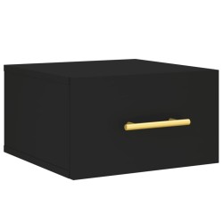 Table de chevet murale noir 35x35x20 cm 620884620884