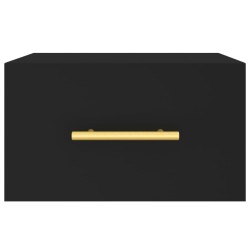 Table de chevet murale noir 35x35x20 cm 620884620884