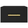 Table de chevet murale noir 35x35x20 cm 620884620884