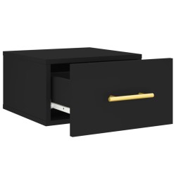 Table de chevet murale noir 35x35x20 cm 620884620884