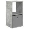 Table de chevet Gris béton 35 x 32 x 68,5 cm Bois d'ingénierie 620885620885