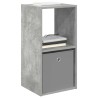 Table de chevet Gris béton 35 x 32 x 68,5 cm Bois d'ingénierie 620885620885