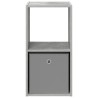 Table de chevet Gris béton 35 x 32 x 68,5 cm Bois d'ingénierie 620885620885