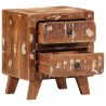Table de chevet 2 pcs 40x32x46 cm bois massif de récupération 620888620888
