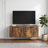 Meuble TV mural Chêne fumé 78,5 x 31 x 30 cm Bois d'ingénierie 620893620893