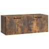 Meuble TV mural Chêne fumé 78,5 x 31 x 30 cm Bois d'ingénierie 620893620893