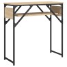 Table console avec étagère chêne sonoma 75x30x75 cm 620895620895