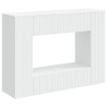 Table console Rayé Blanc 101 x 29 x 74 cm Bois d’ingénierie 620897620897