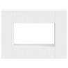 Table console Rayé Blanc 101 x 29 x 74 cm Bois d’ingénierie 620897620897