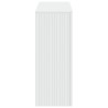 Table console Rayé Blanc 101 x 29 x 74 cm Bois d’ingénierie 620897620897