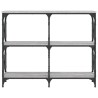 Table console sonoma gris 100x28x80,5 cm bois d'ingénierie 620898620898