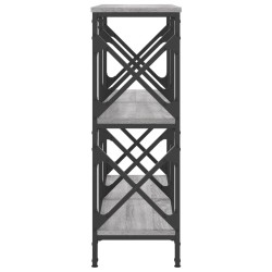 Table console sonoma gris 100x28x80,5 cm bois d'ingénierie 620898620898