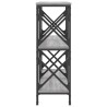Table console sonoma gris 100x28x80,5 cm bois d'ingénierie 620898620898