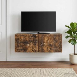 Meuble TV mural 78,5 x 41 x 30 cm Chêne fumé Bois d'ingénierie 620901620901