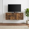 Meuble TV mural 78,5 x 41 x 30 cm Chêne fumé Bois d'ingénierie 620901620901