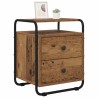 Table de chevet 2 pc Bois ancien Bois d'ingénierie 620902620902