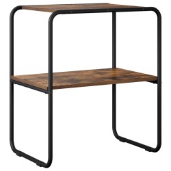Table console Chêne fumé 60 x 42,5 x 70 cm Bois d'ingénierie 620909620909