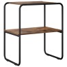 Table console Chêne fumé 60 x 42,5 x 70 cm Bois d'ingénierie 620909620909