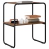 Table console Chêne fumé 60 x 42,5 x 70 cm Bois d'ingénierie 620909620909
