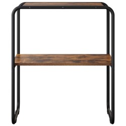 Table console Chêne fumé 60 x 42,5 x 70 cm Bois d'ingénierie 620909620909