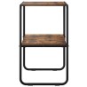 Table console Chêne fumé 60 x 42,5 x 70 cm Bois d'ingénierie 620909620909