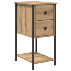 Cabinet de chevet chêne artisanal 32 x 42 x 70 cm 620917620917