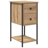 Cabinet de chevet chêne artisanal 32 x 42 x 70 cm 620917620917