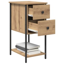 Cabinet de chevet chêne artisanal 32 x 42 x 70 cm 620917620917