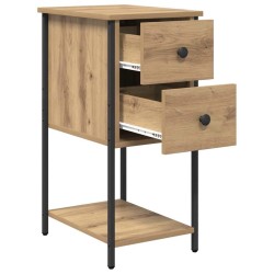 Cabinet de chevet chêne artisanal 32 x 42 x 70 cm 620917620917
