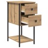 Cabinet de chevet chêne artisanal 32 x 42 x 70 cm 620917620917