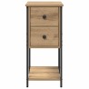 Cabinet de chevet chêne artisanal 32 x 42 x 70 cm 620917620917