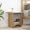 Table de chevet 2 pc Chêne artisanal 41 x 40 x 45 cm 620920620920
