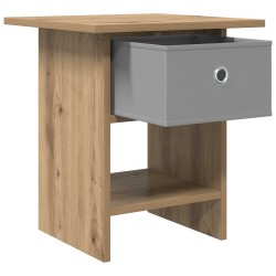 Table de chevet 2 pc Chêne artisanal 41 x 40 x 45 cm 620920620920