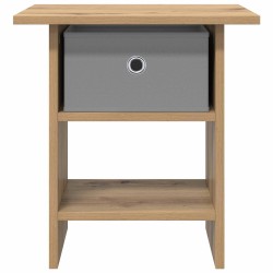 Table de chevet 2 pc Chêne artisanal 41 x 40 x 45 cm 620920620920