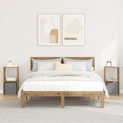 Table de chevet 2 pc Chêne artisanal 30,5 x 27 x 59,5 cm 620922620922