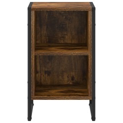 Table de chevet Chêne Fumé 39.5 x 30 x 50 cm Bois d'ingénierie 620927620927