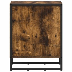 Table de chevet Chêne Fumé 39.5 x 30 x 50 cm Bois d'ingénierie 620927620927