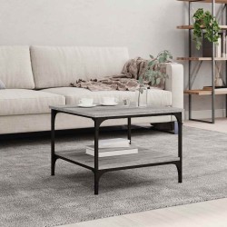 Table basse sonoma gris 55x55x40 cm bois d'ingénierie 620930620930