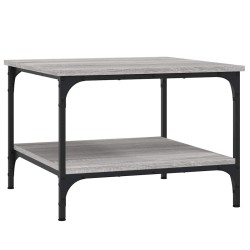 Table basse sonoma gris 55x55x40 cm bois d'ingénierie 620930620930