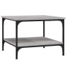 Table basse sonoma gris 55x55x40 cm bois d'ingénierie 620930620930