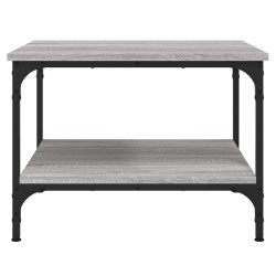Table basse sonoma gris 55x55x40 cm bois d'ingénierie 620930620930