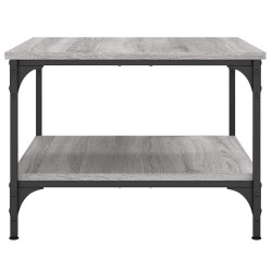 Table basse sonoma gris 55x55x40 cm bois d'ingénierie 620930620930