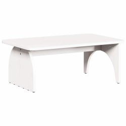 Table basse Blanc 80 x 50 x 31 cm Bois massif en pin 620938620938