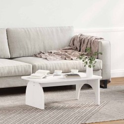 Table basse Blanc 80 x 50 x 31 cm Bois massif en pin 620938620938