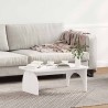 Table basse Blanc 80 x 50 x 31 cm Bois massif en pin 620938620938