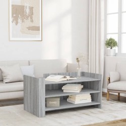 Table basse sonoma gris 100x50x50 cm bois d'ingénierie 620942620942