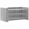 Table basse sonoma gris 100x50x50 cm bois d'ingénierie 620942620942