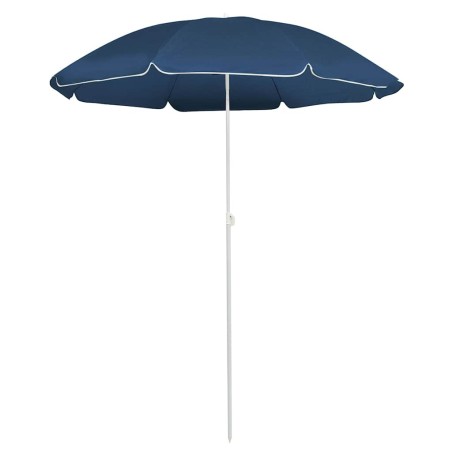 Parasol de jardin avec mât en acier bleu 180 cm 620944620944