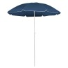 Parasol de jardin avec mât en acier bleu 180 cm 620944620944